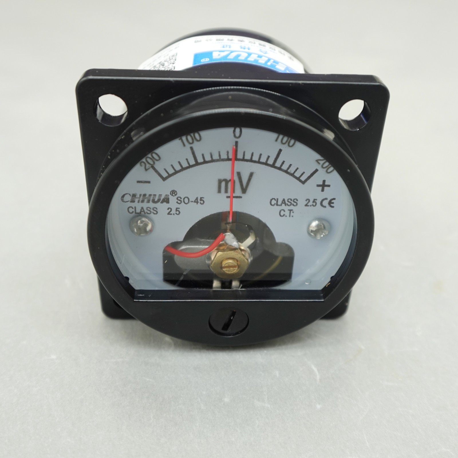 1PC SO-45 DC  millivolt Minus Zero Plus -200mV - 0 - +200mV Analog Voltage Meter