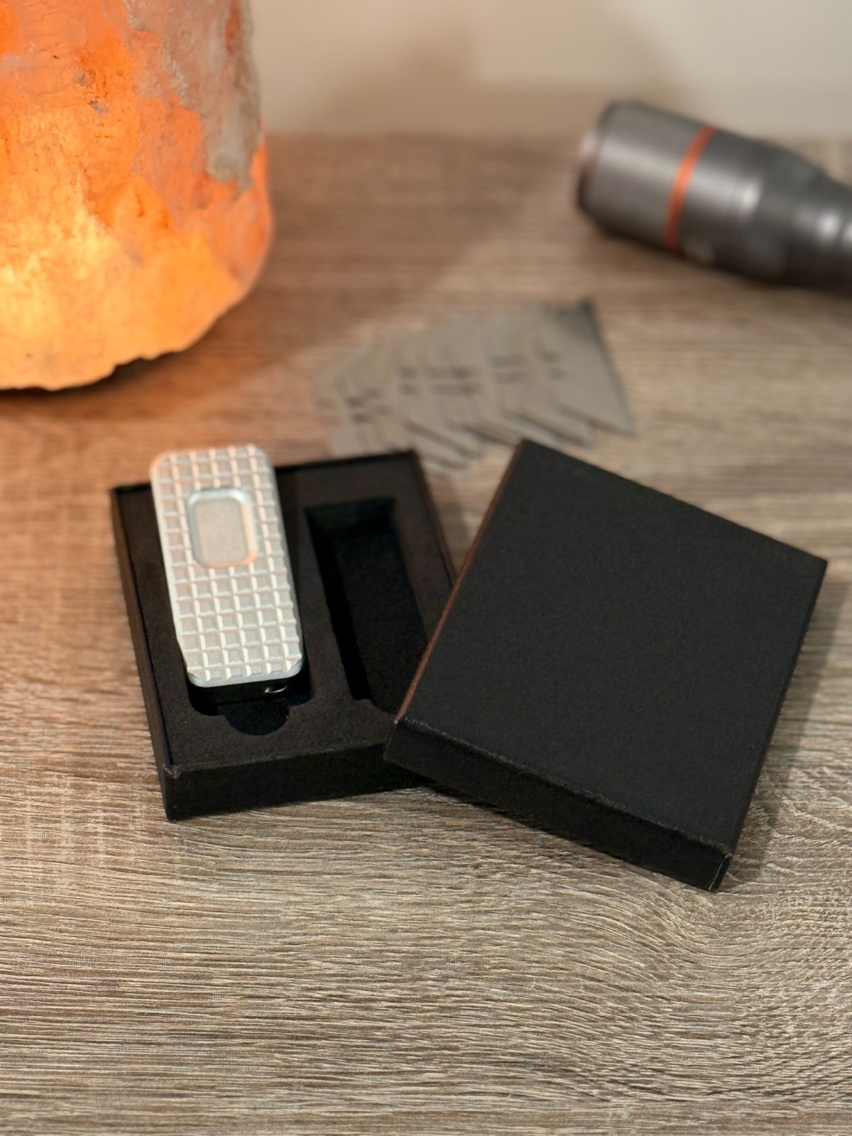 Unique Eraforge Utility Knife Slide Zero Friction Metal CNC BoxCutter +10 blades