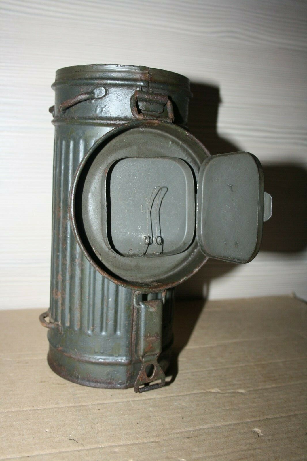 ww2 german gas mask canister