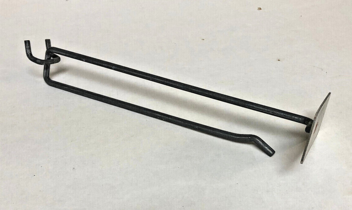 Peg Hook Display Pegs Price Tag Holder 12 Count 8" Long Commercial Slat Wall