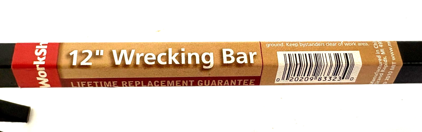 12" WORKSHOP WRECKING BAR 83323