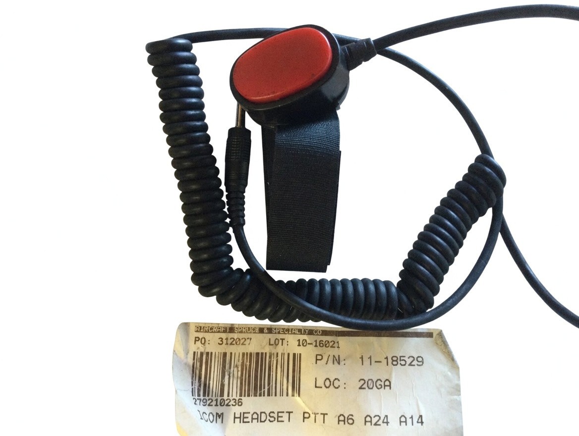 Aviation Radio Icom Push to Talk Switch  PTT SW Icom PTT SW 11-18529