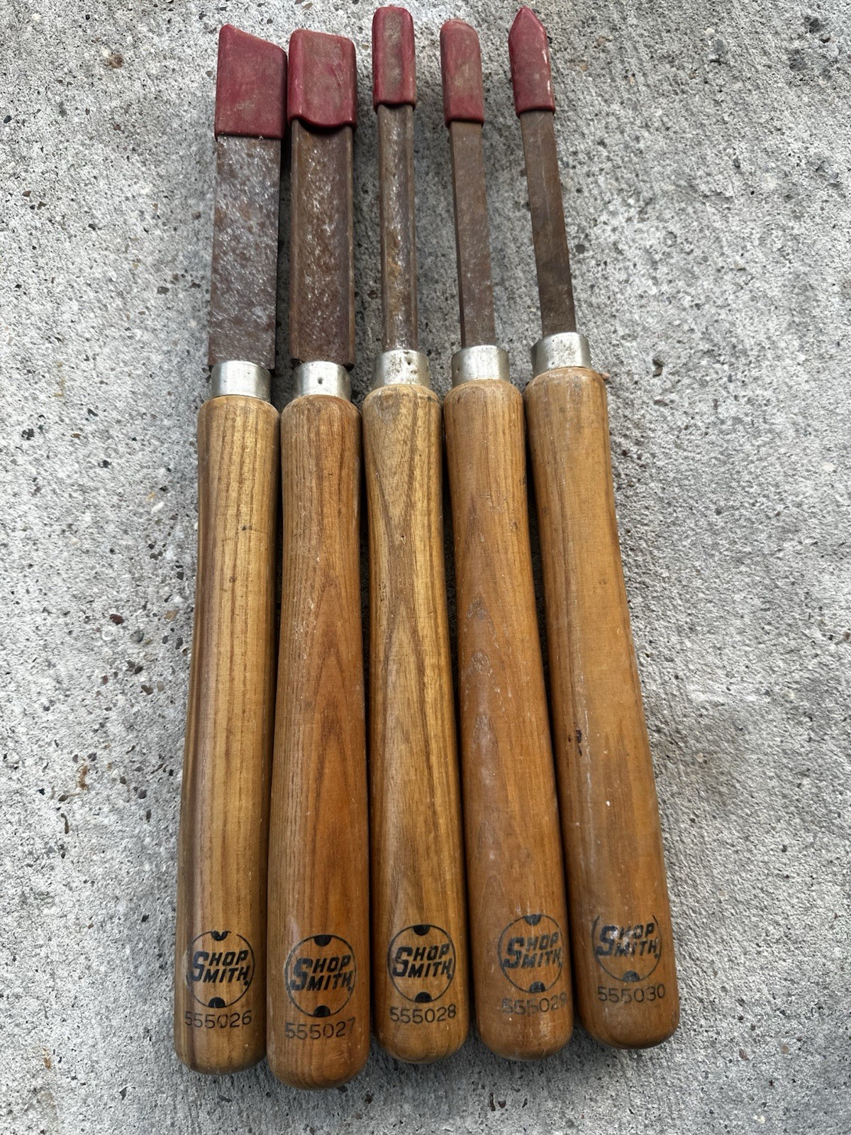 Shop Smith Woodturning Chisels Set Of 5, 26-30 Wooden Handles