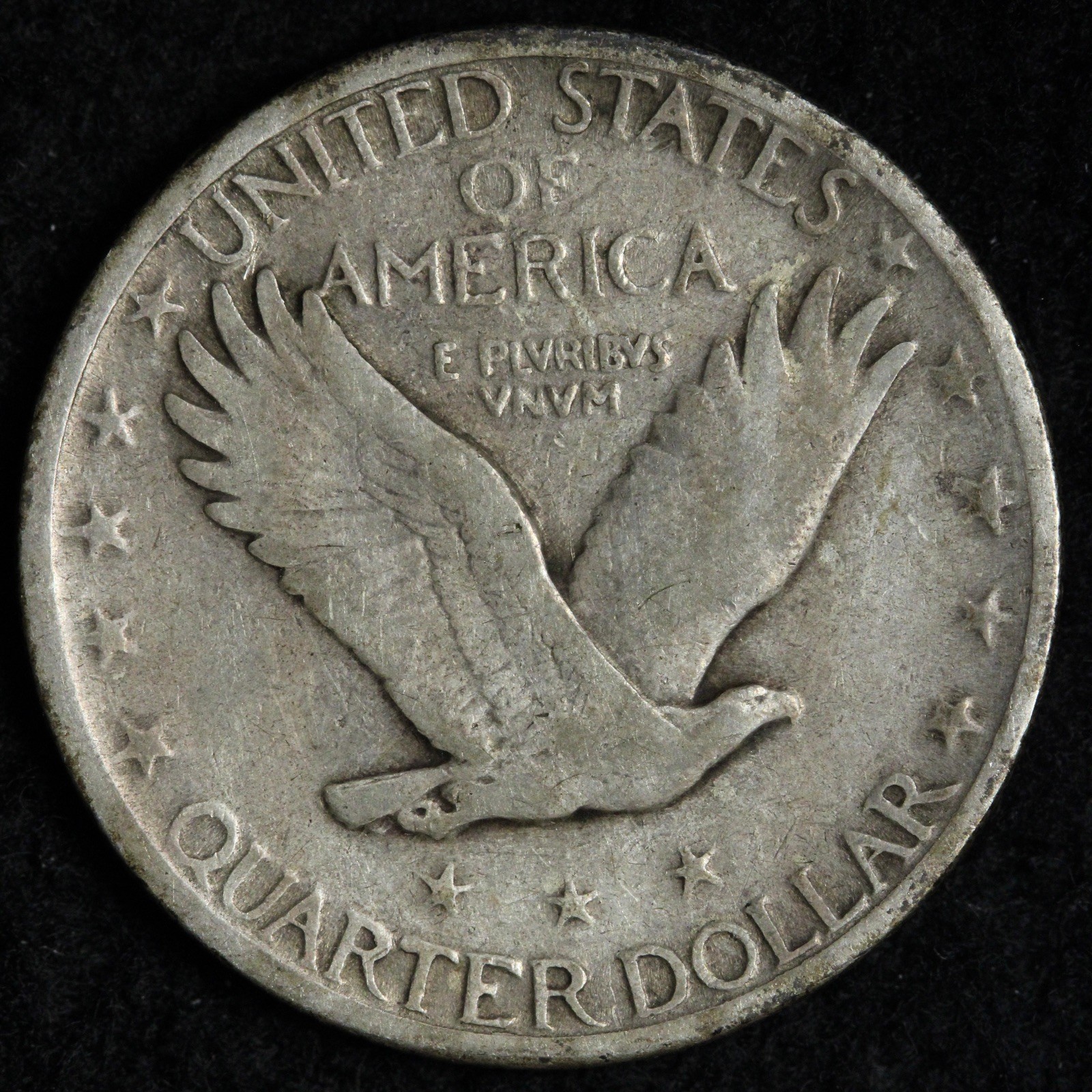 1928 Standing Liberty Silver Quarter VF+ E284 KOIJ