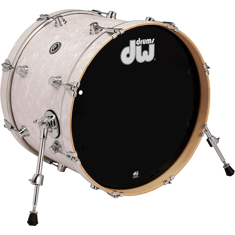 DWe Wireless Acoustic/Electronic Convertible Bass Drum 20x14 White Marine Pearl