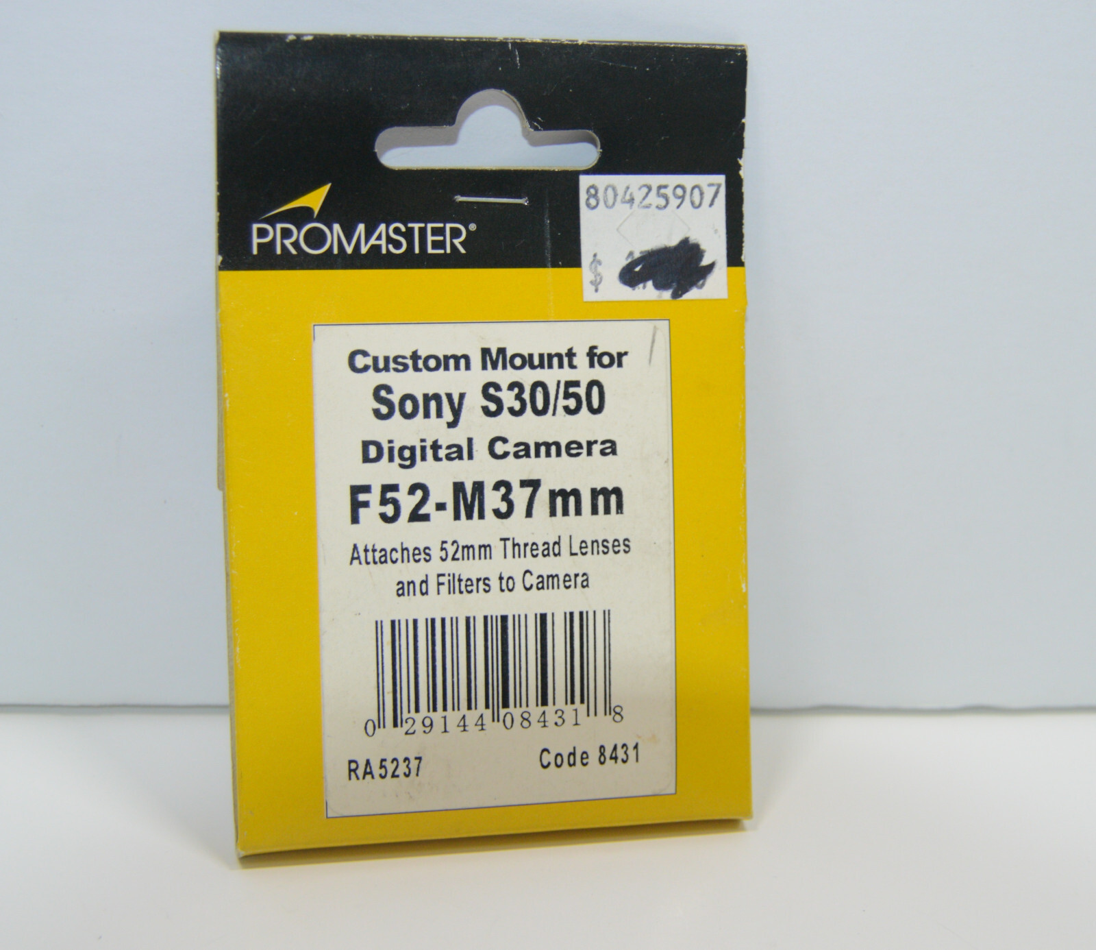 ProMaster 43mm to 52mm Step up Lens Filter Ring Metal DSLR SLR Digital Camera