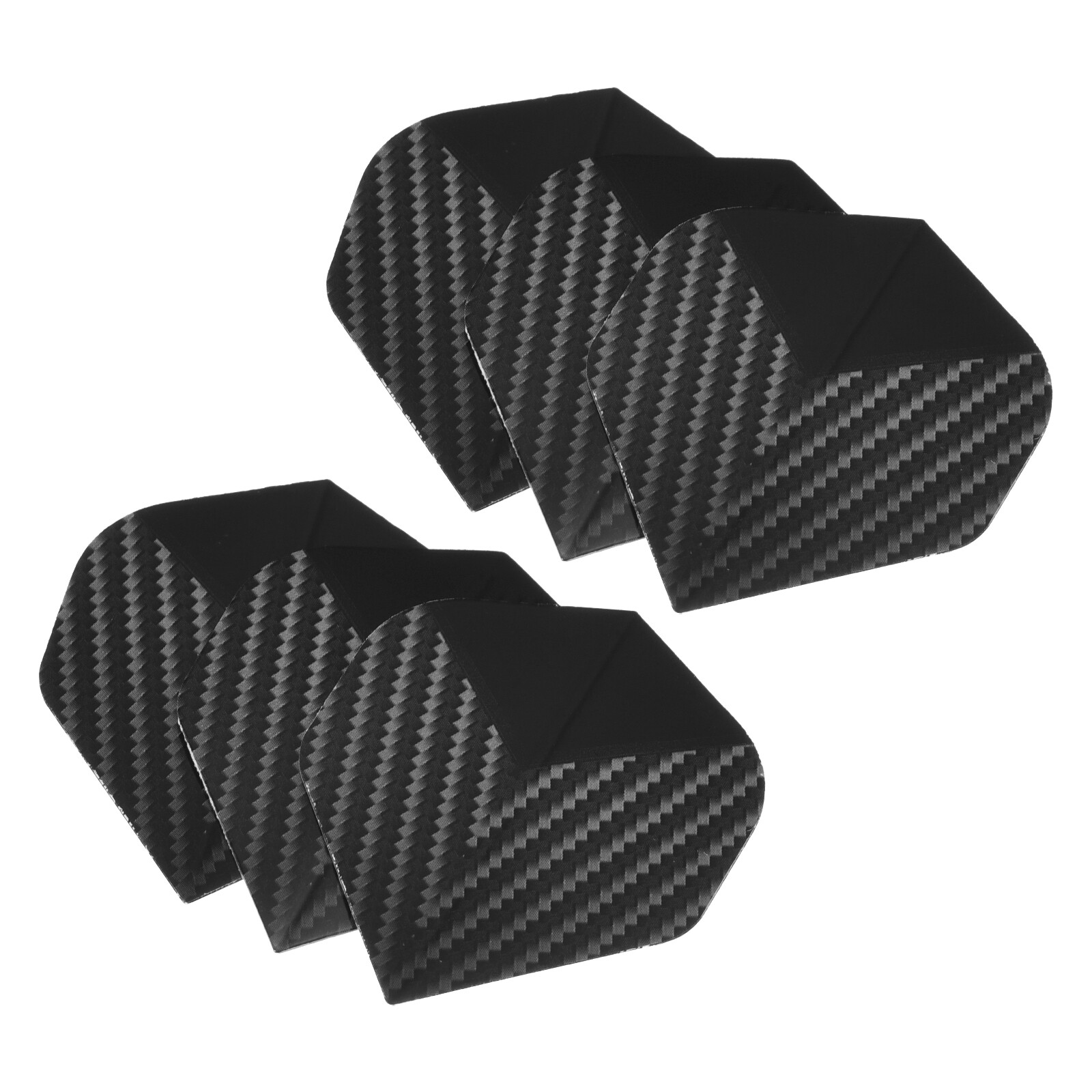 Dart Flights, 6 Pack PET Darts Accessories Spotted Style, Black, Gray