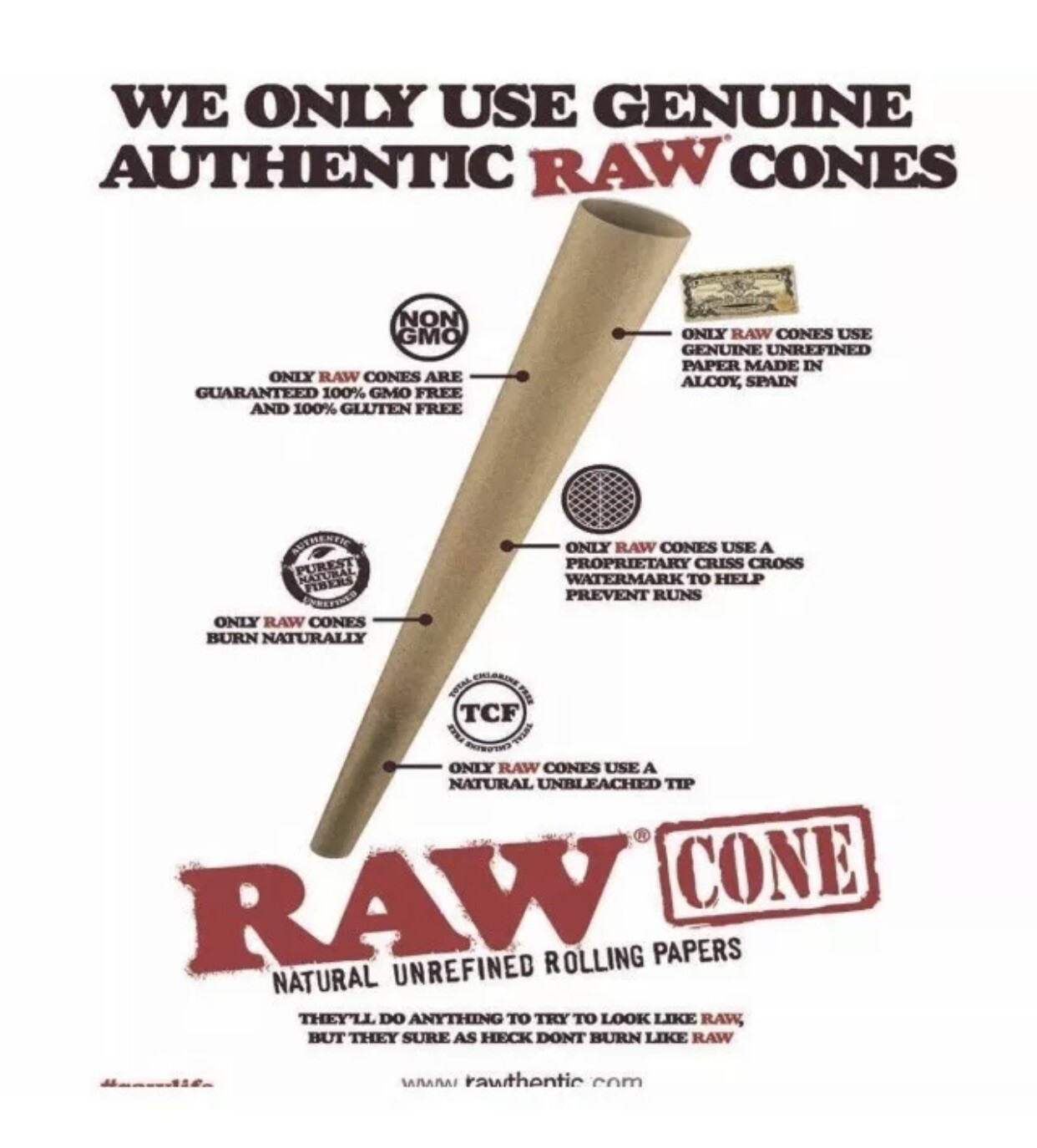 RAW black KING size pre rolled cone + Raw Three Tree Cone Case