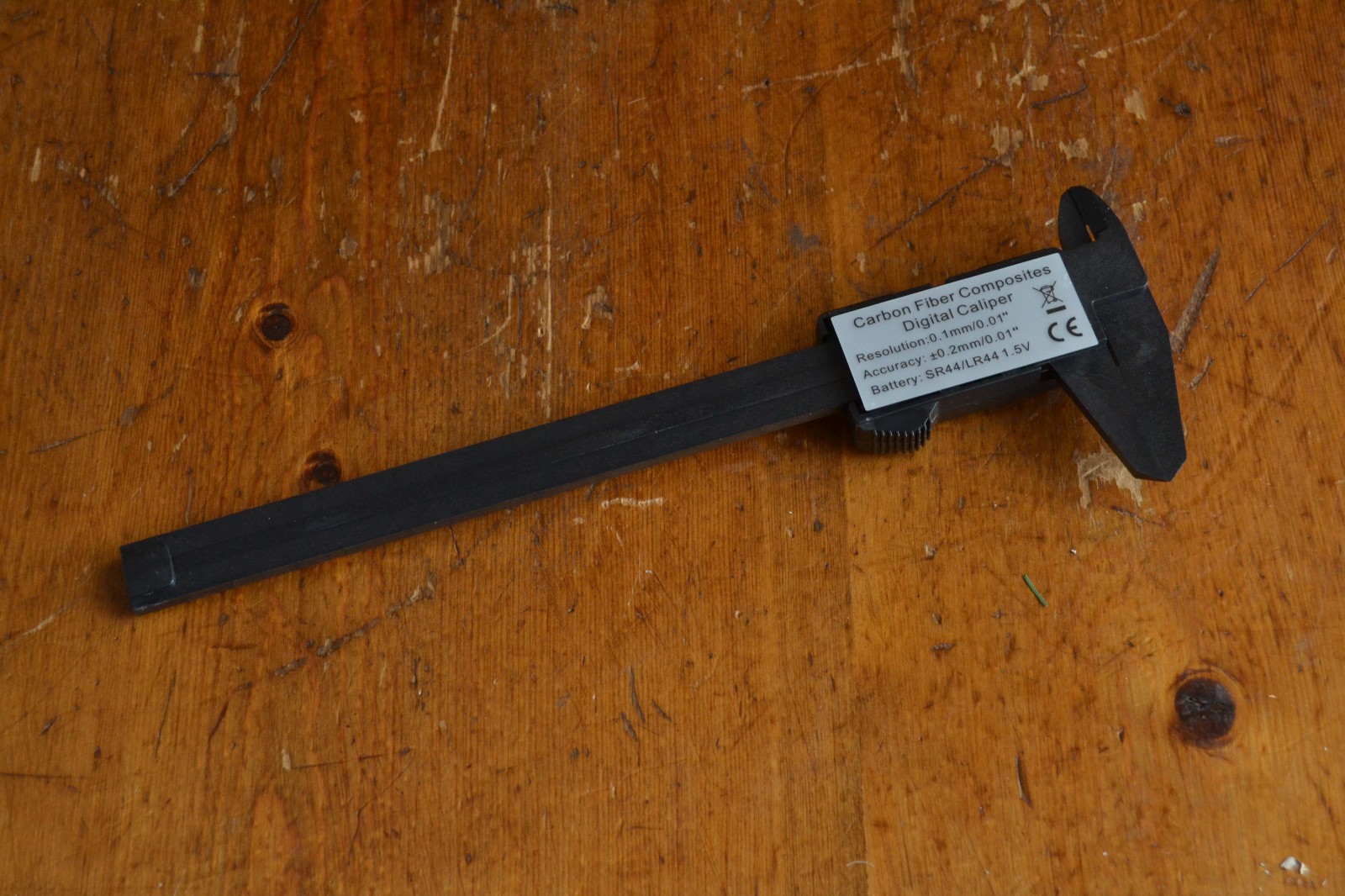 New Plastic Digital Caliper with New Batteries & Case