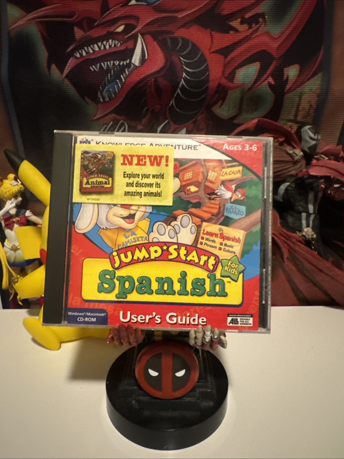 Jump Start Spanish For Kids - Vintage Educational Game (CD ROM, 1997, Ages 3-6)