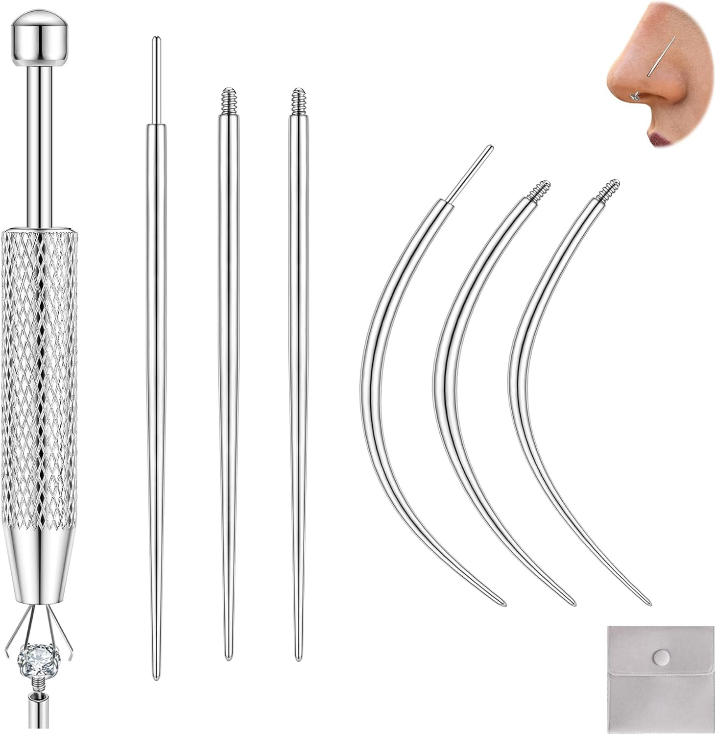 Piercing Taper Insertion Tool Piercing Ball Grabber Tool Kit 14G 16G 18G 20G