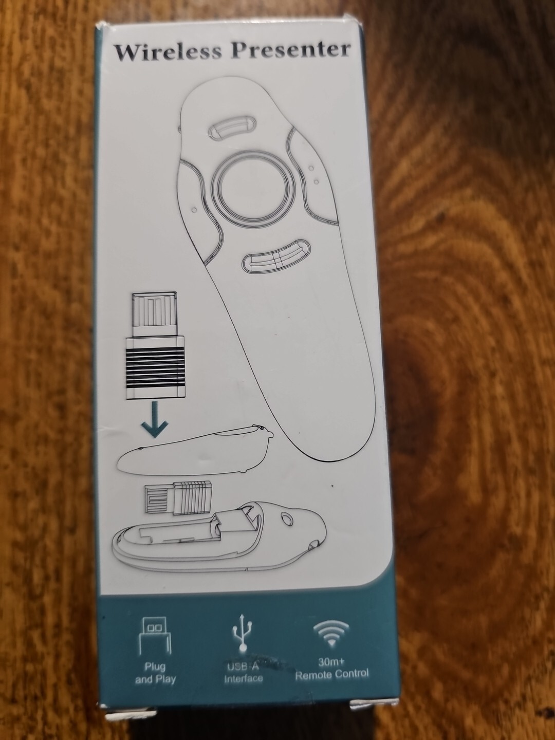 Wireless Presentation Clicker for PowerPoint Presentations, USB Dongle Presenter