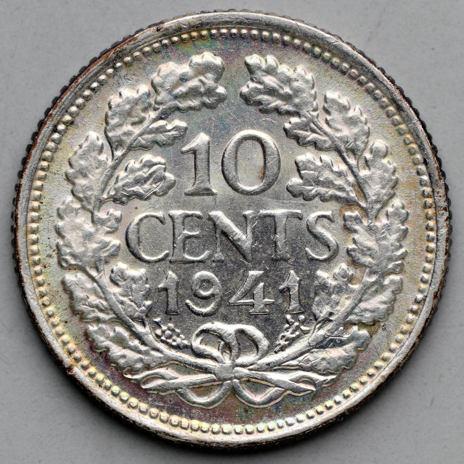 1941 Netherlands 10 Cents