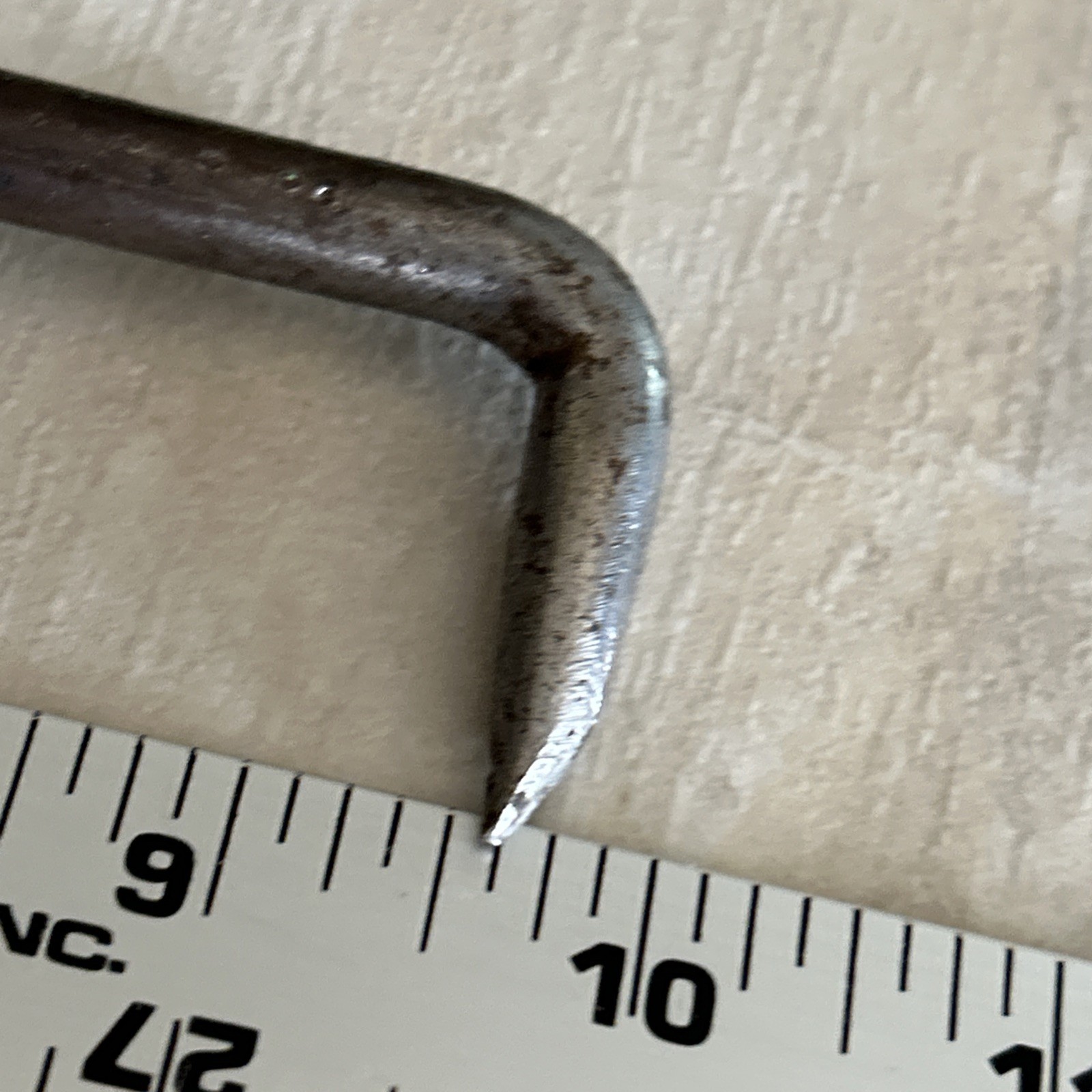 Vintage Lutz File Tool Wood Handle With A Hook