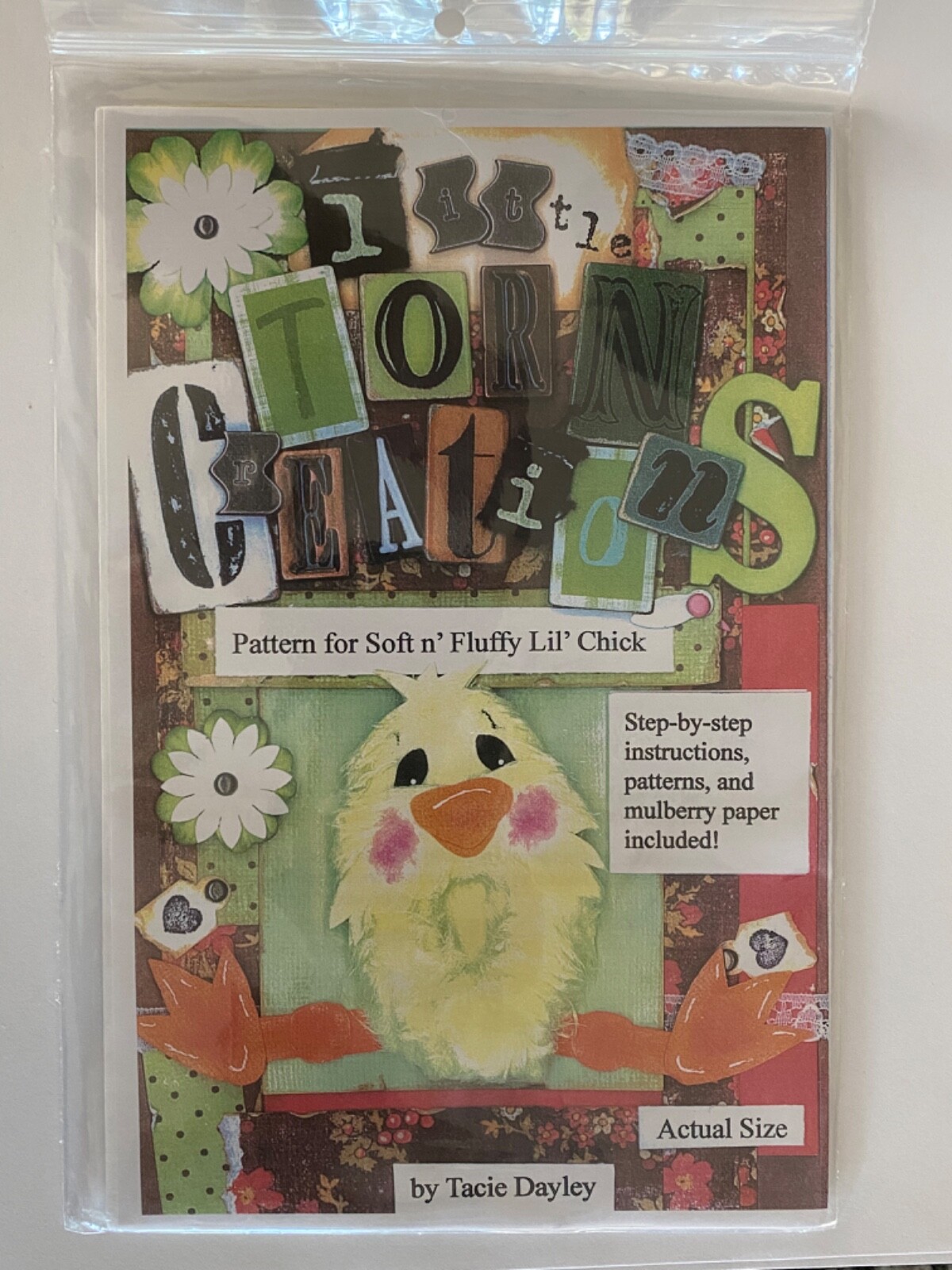 Little Torn Creations Paper Crafts Patterns - Bear Bunny Monkey Tiger Kitty Chic