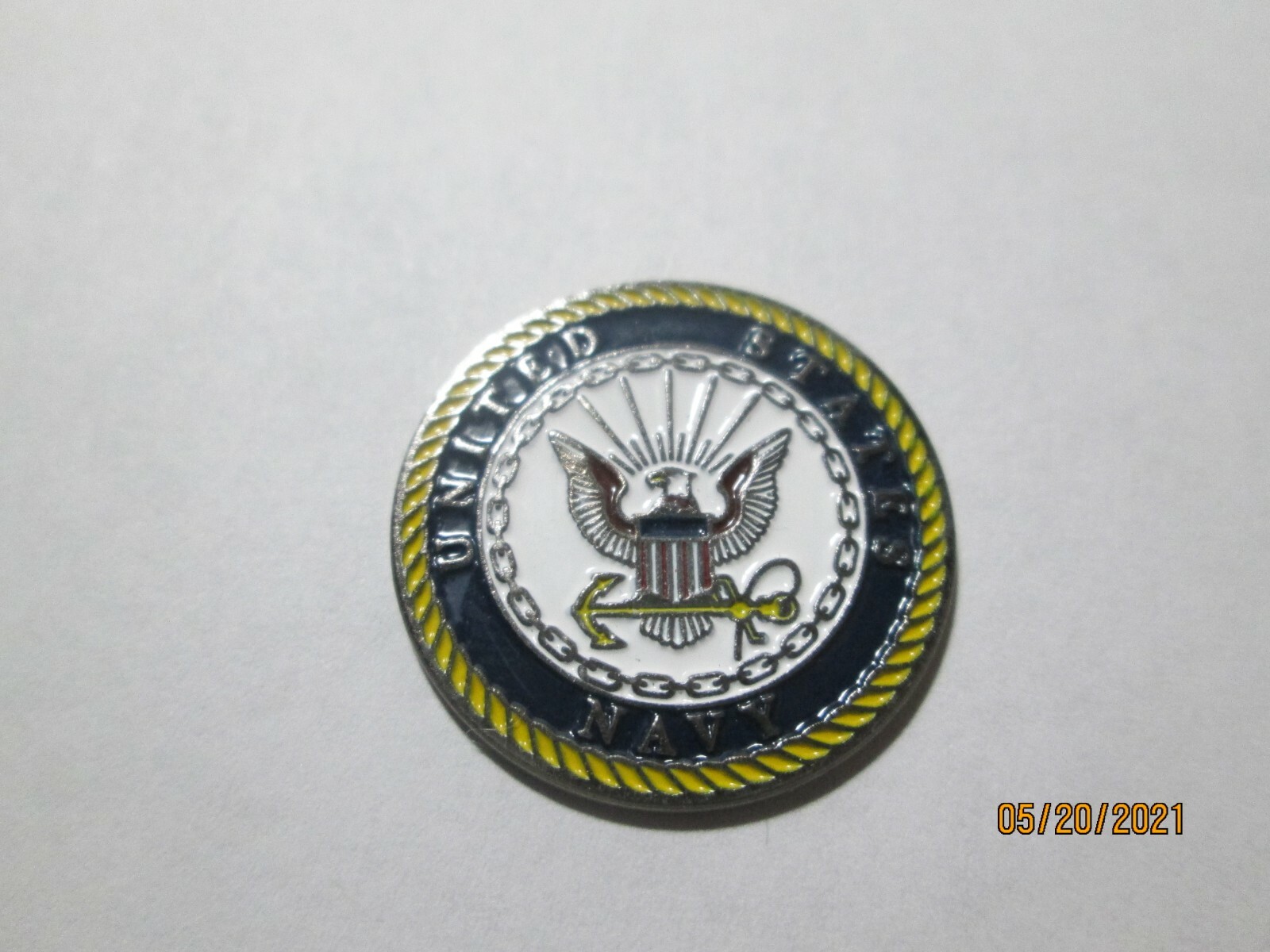 NEW! US Navy Golf Ball Marker 2 Sided