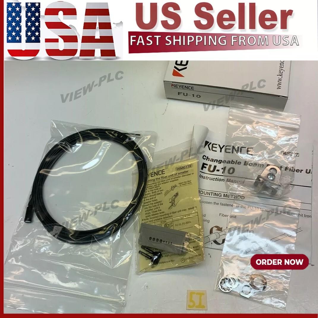 Keyence FU-10 Sensor Changeable Beam Spot Fiber Unit *New~ US Free TAX*