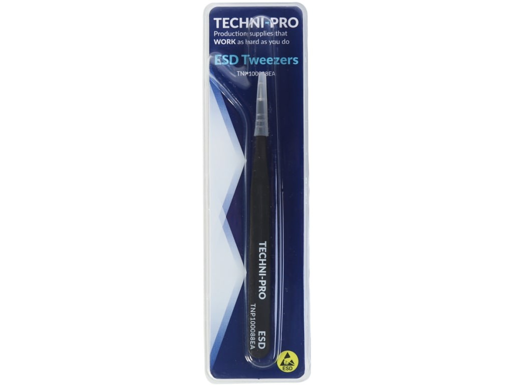Techni-Pro TNP100088EA - ESDTWZ202 Economy ESD 202 Tweezer with Anti-Static