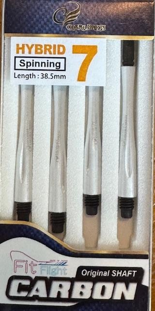 FIT FLIGHT CARBON SHAFTS #7 LENGTH HYBRID SPINNING SHAFTS BRAND NEW SHIPS FREE