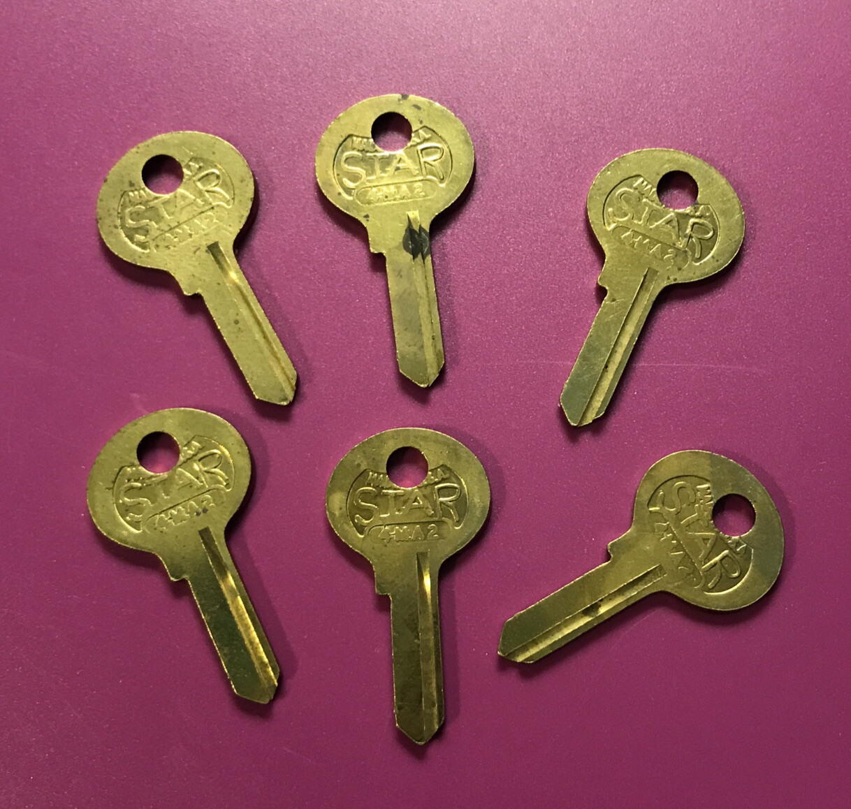 Star 4MA2 Key Blanks, Set of  6                                             [b9]