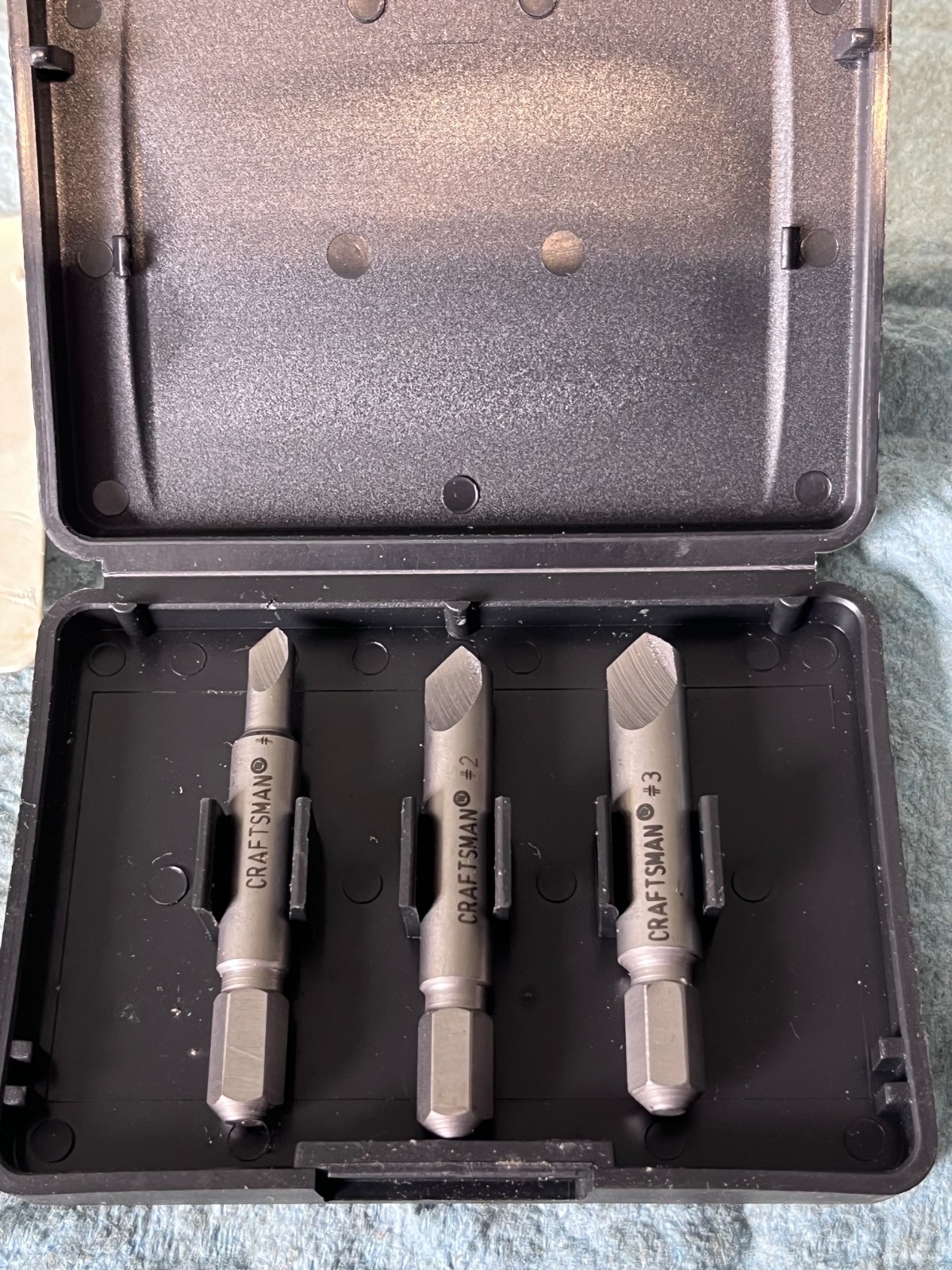 Vintage Craftsman 3 Piece Screw Out Remover Set #52154 Like New