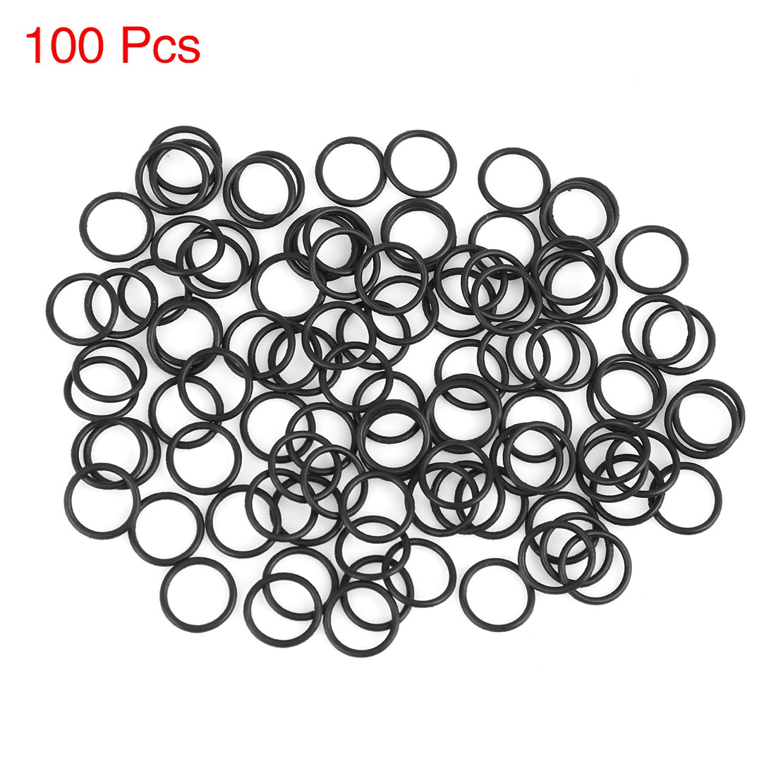 100pcs 10x1mm Nitrile Rubber O-rings Heat Resistant Sealing Ring Gaskets for Car