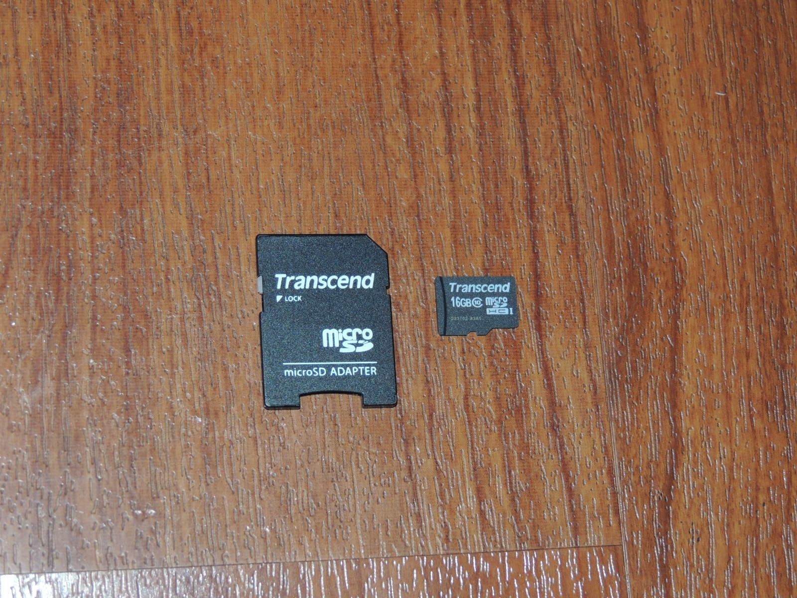 Genuine OEM Transcend 16GB MicroSDHC Memory Card - Class 10 + SD Adapter