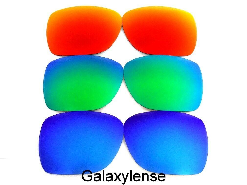 Galaxy Replacement Lenses For Oakley Sliver XL OO9341 Blue/Green/Red