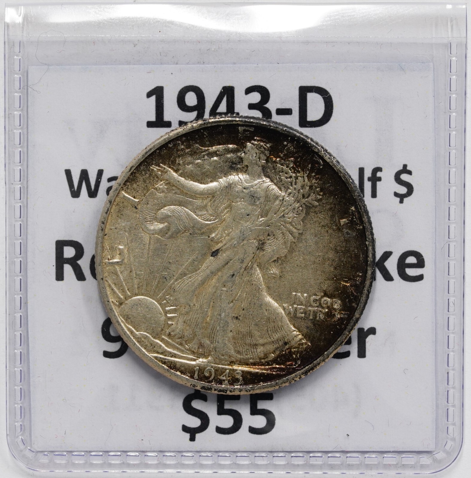 1943-D Walking Liberty Half Dollar