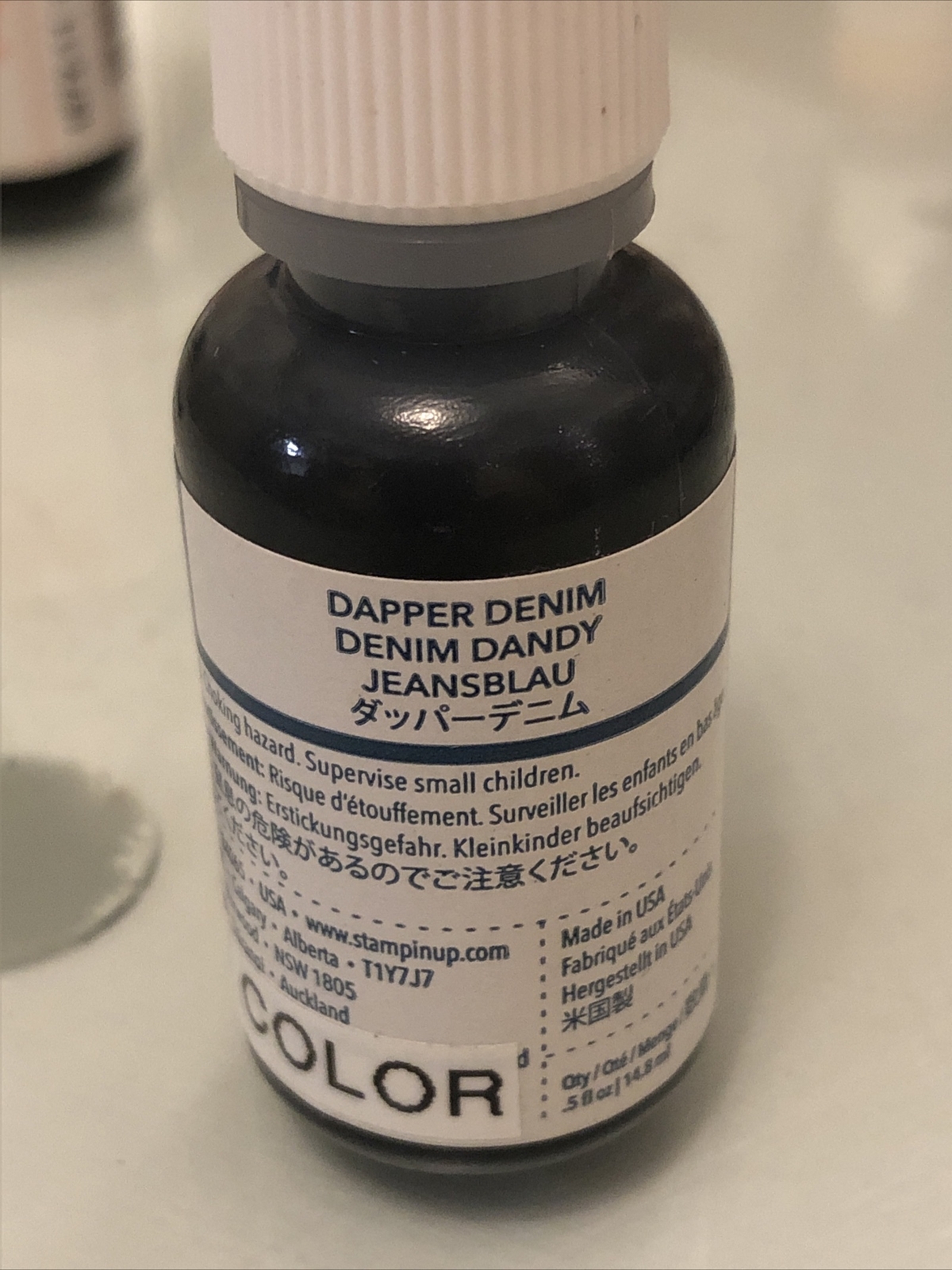 Stampin Up Dapper Denim re-inker