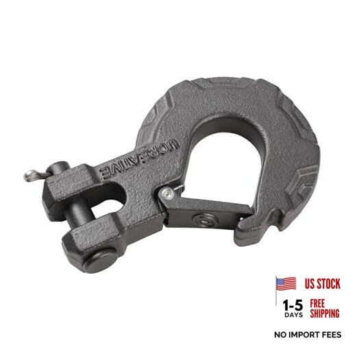 Recovery 5/16 inch Clevis Slip Hook with Safety Latch - Heavy 5/16 inch - 1PC