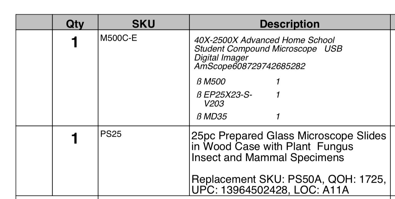 AM Scope Microscope