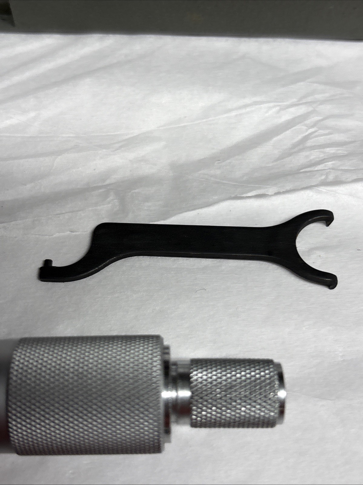 NULINE PRECISION 15° POINT MICROMETER 0-1" RANGE .001" GRADS W/case & Wrench