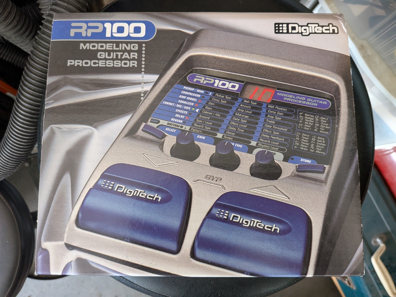 Digitech Rp100p Modeling Guitar Processor Pedal-READ