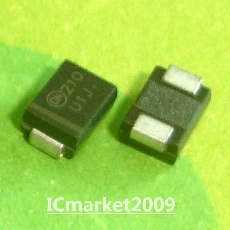 50 PCS MURS160T3G DO-214AA U1J MURS160T3 MURS160 SMT Ultrafast Power Rectifiers