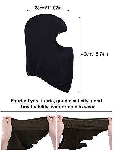 6x Pasamontañas UV protección solar cuello cara cubierta para ciclismo