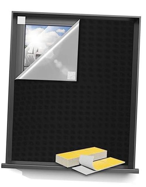 114"x60" Portableout Curtainsout Blinds for Windows | 60"W x 114"H Black