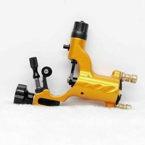 HOT!New Pro Dragonfly Style Rotary Liner Shader Tattoo Machine Gun Yellow