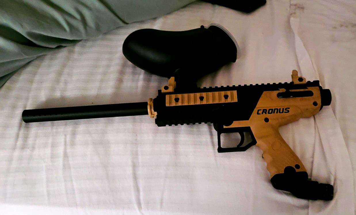Tippmann Cronus Paintball Gun Marker - Tan & Black Color