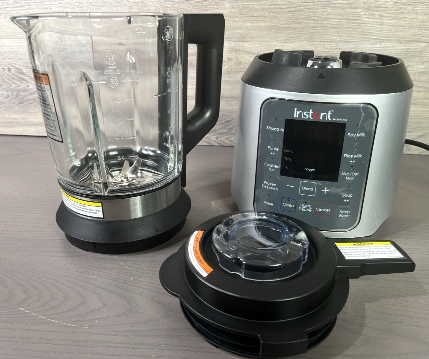 Instant Ace Nova Cooking & Beverage Blender Hot & Cold 9 Programs 56 OZ 1000W