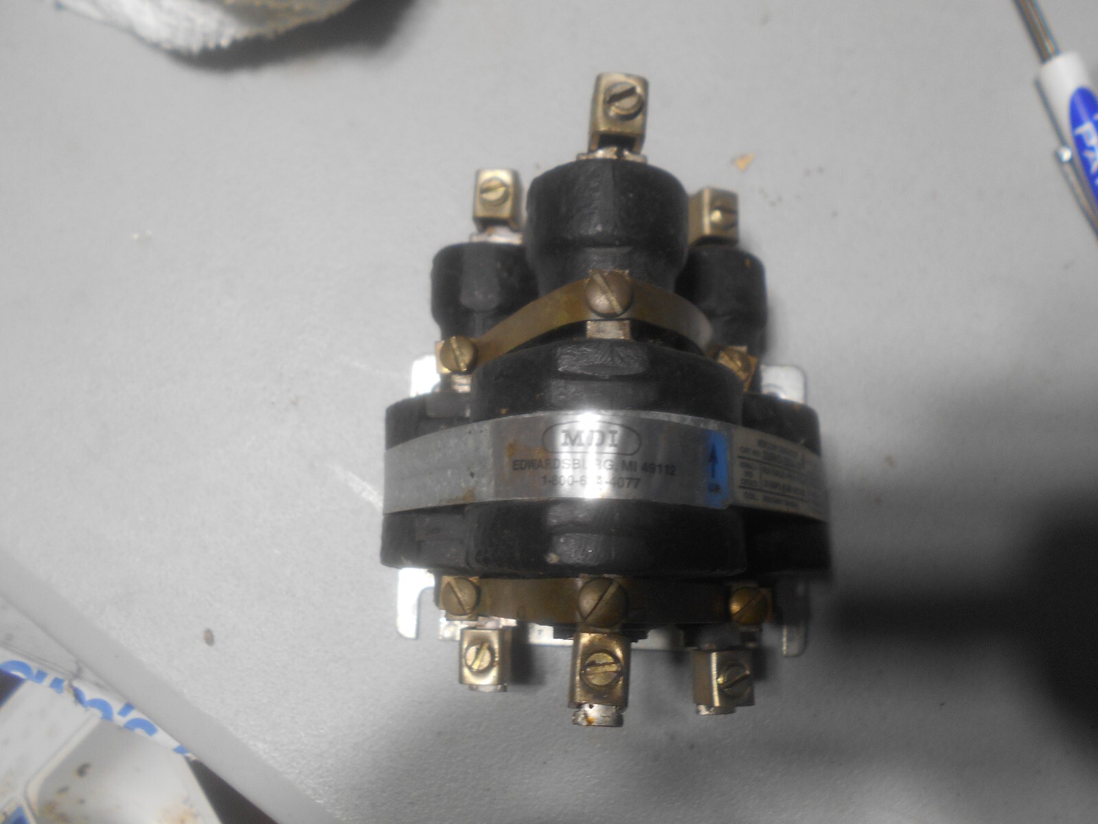 MDI 335NO-220A-18 MERCURY CONTACTOR 35A 600VAC