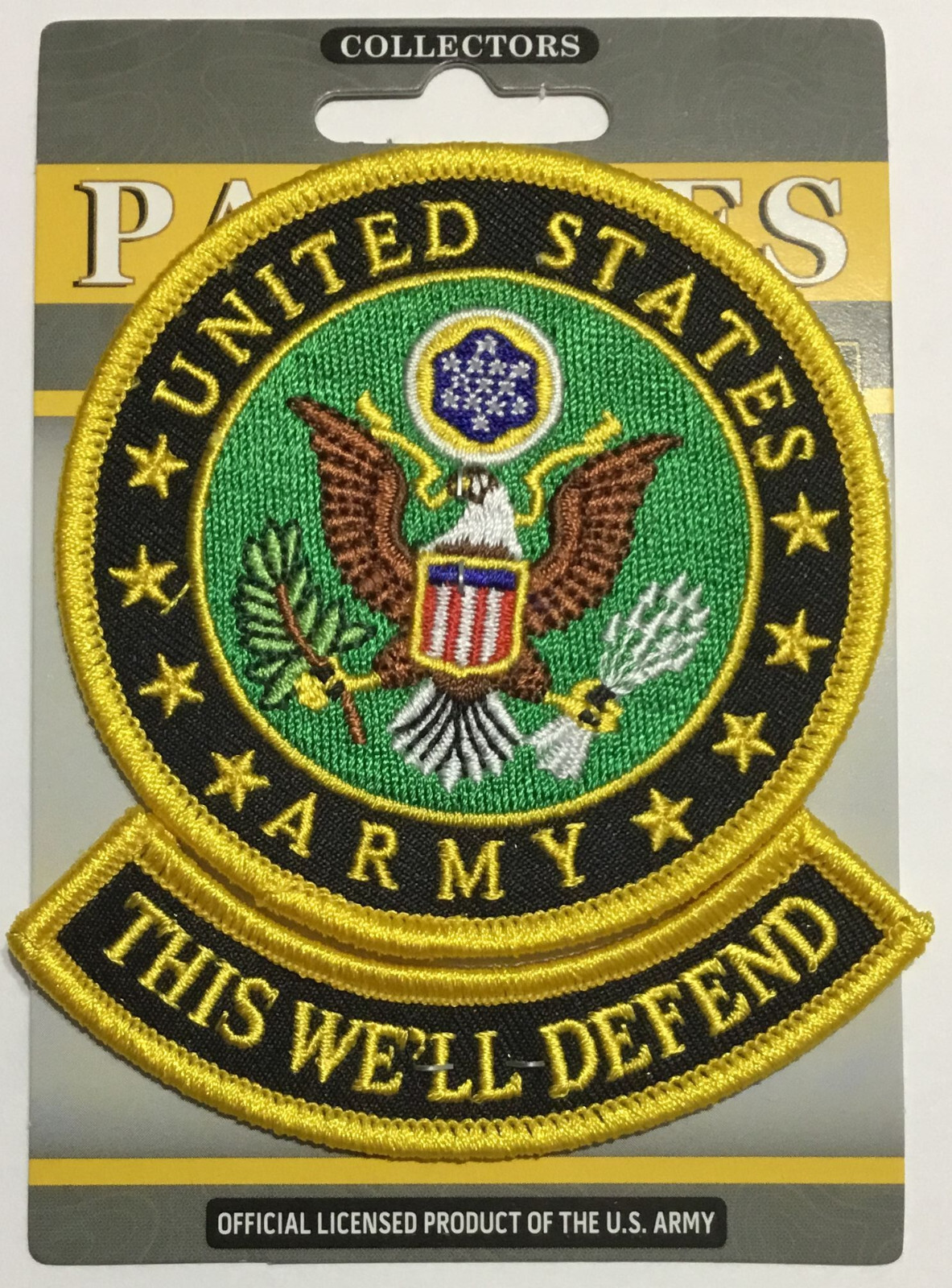 U.S. Army Motto  This We'll Defend 2-pc patch