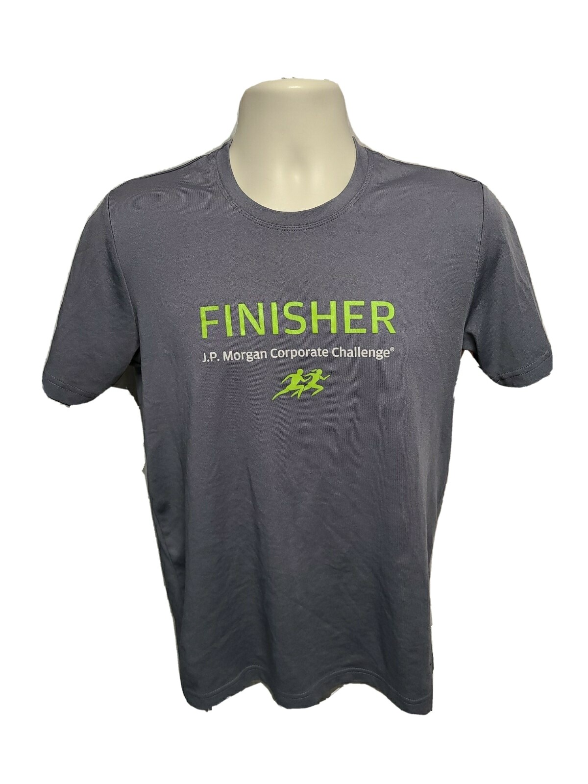 2014 JP Morgan Corporate Challenge Finisher Adult Small Gray Jersey
