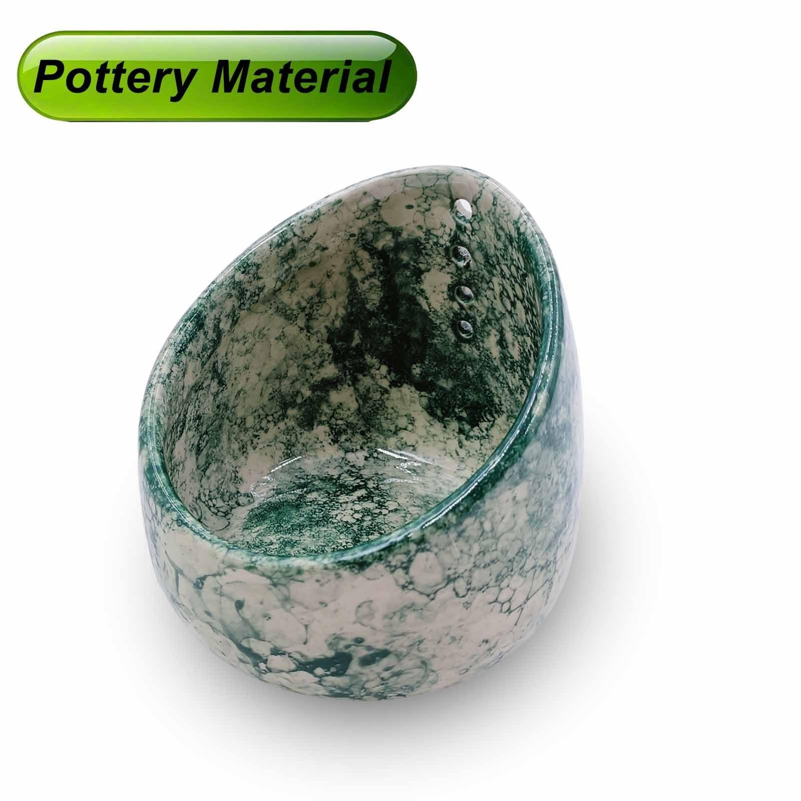 Pottery Herb Stripper Bowl Multi Size Holes Ceramic Stripping Tool Decorative...
