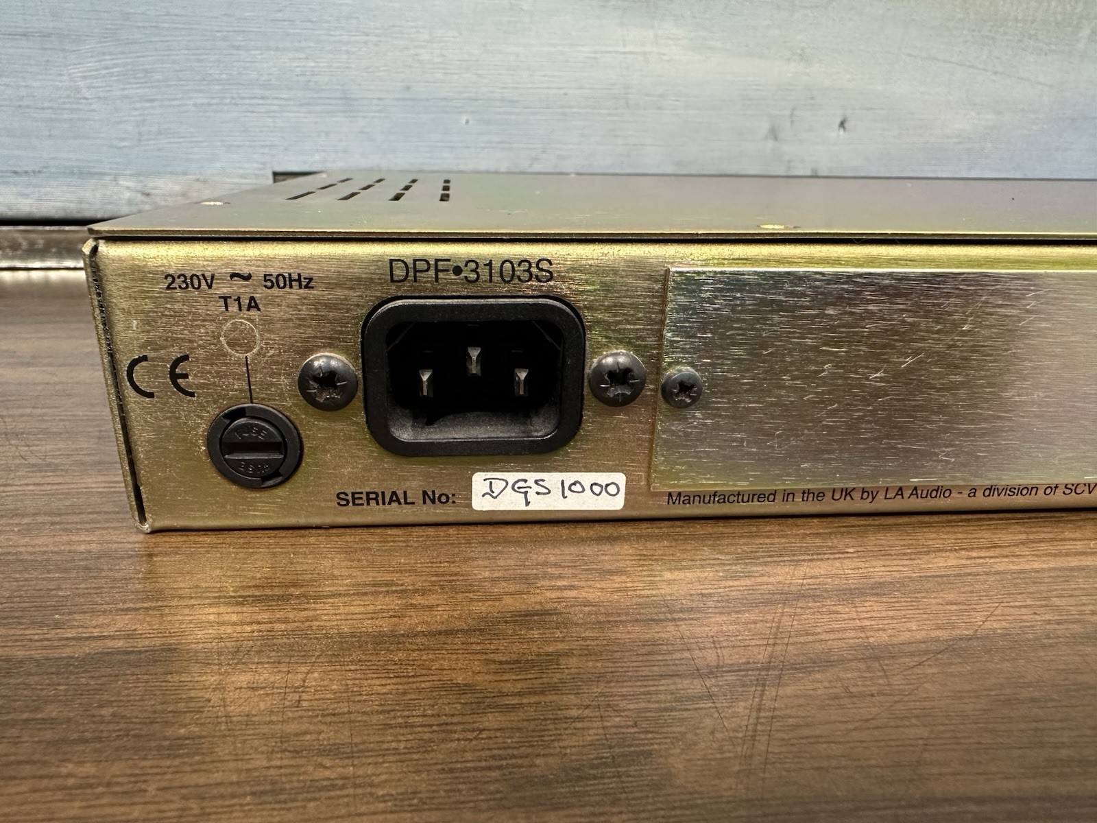 LA Audio DPF3103S Digital Processing Suite Slave Unit Working TESTED