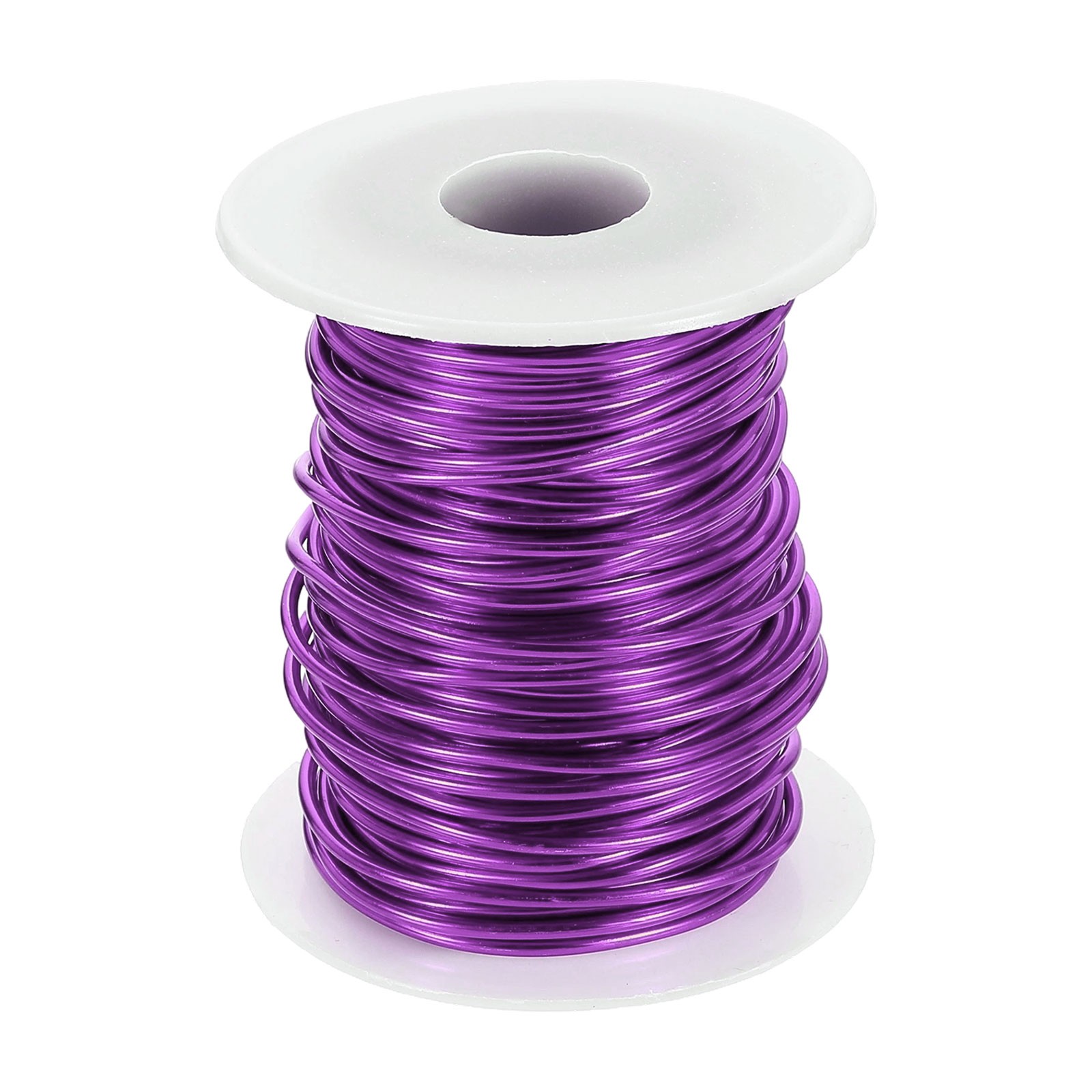 12 Gauge Aluminum Craft Wire 2.0mm 98.5ft Bendable Metal Wire, Purple