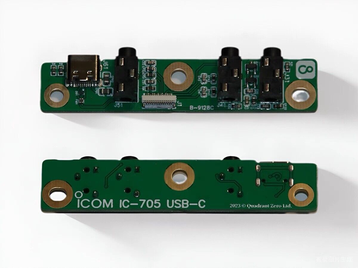 New for ICOM IC-705 USB Type-C Socket + MOS PCB Upgrade Origin Ver