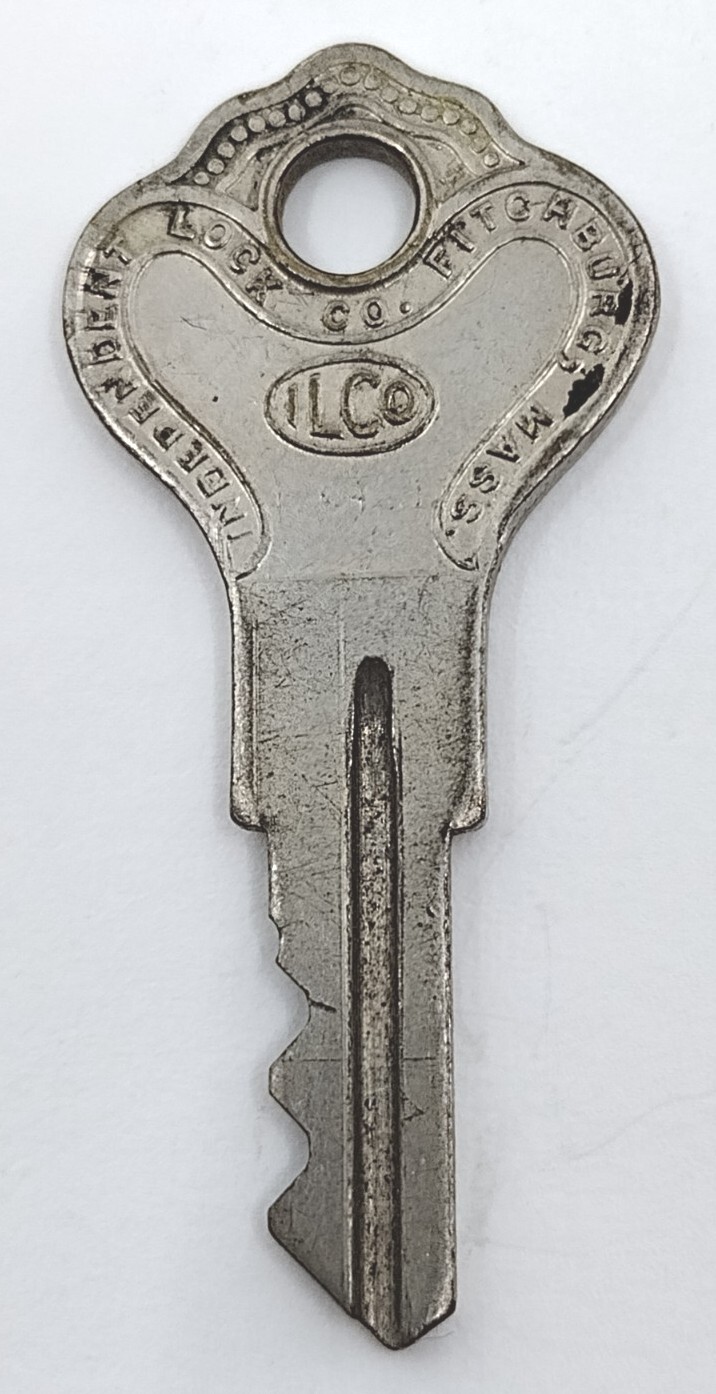 Vintage Key ILCO LB 895 Independent Lock Co Appx 1-7/8" Replacement Lock