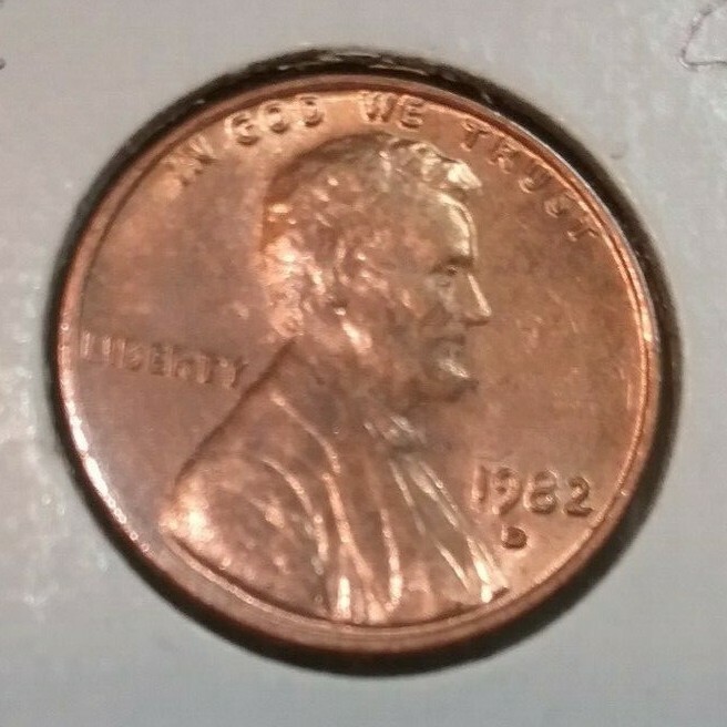 1982 Lincoln Memorial Cent  D Large Copper - BU - Uncirculated