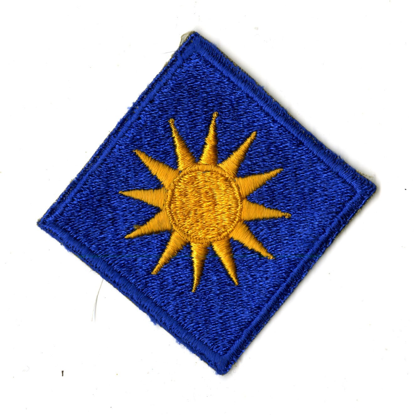 40th Infantry Division White Back Patch WWII Original Philippines Pacific